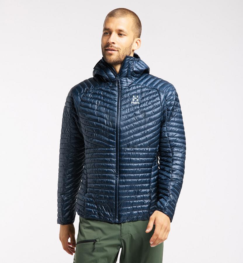 Haglöfs L.I.M Mimic Down Jacket Dark Blue For Mens CDIRZ2183 Australia